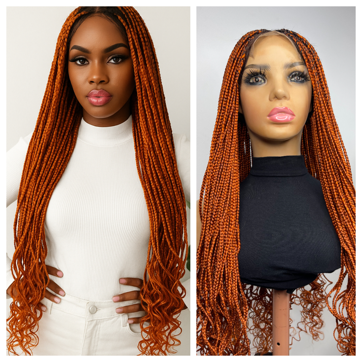 Ginger 4x4 Knotless Box Braid Wig
