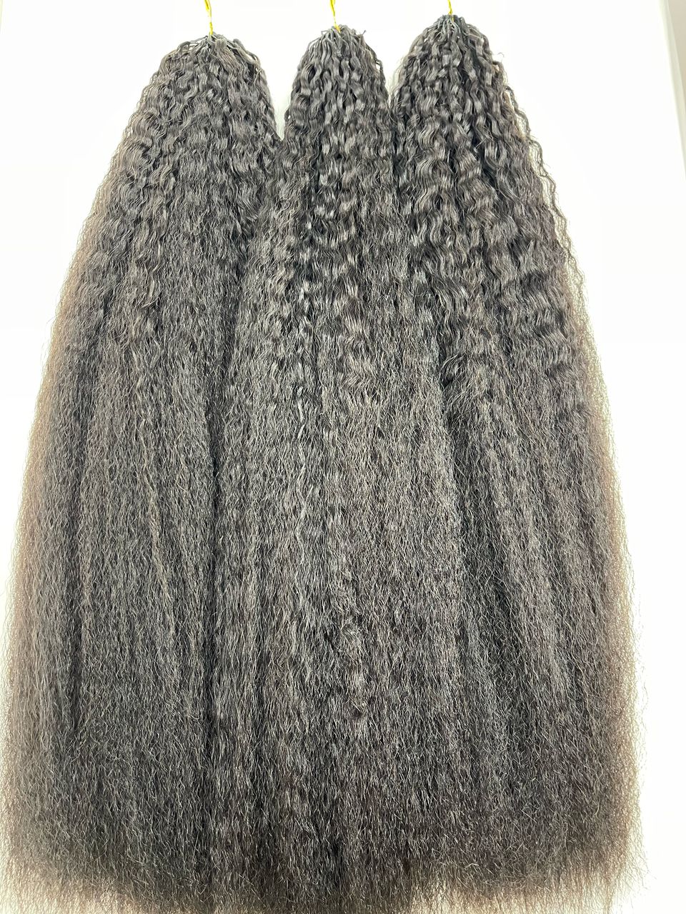 Kinky Straight Feather Hair Extensions