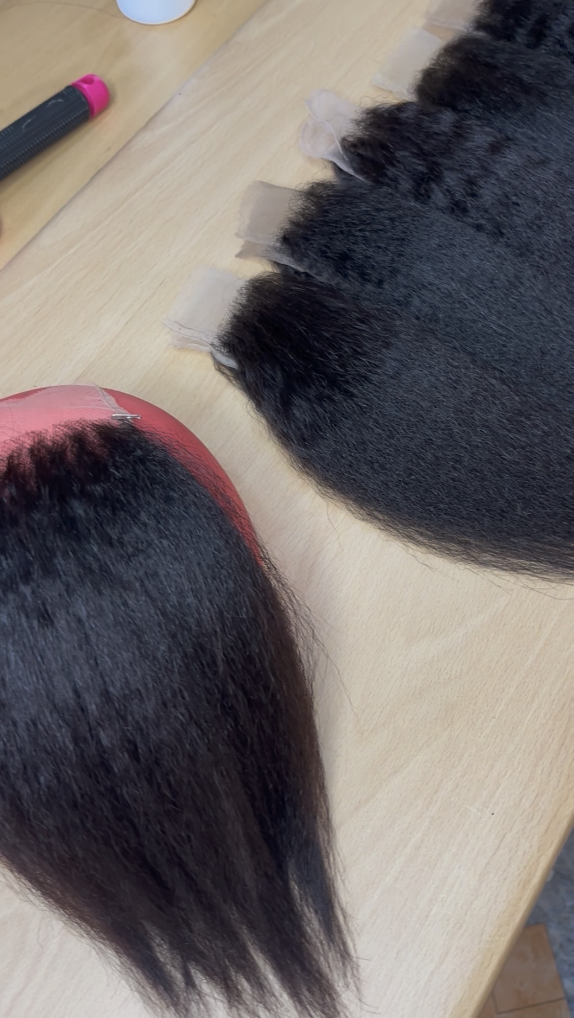 4x4 Human Hair Kinky Straight Closure for Braids - Image 3