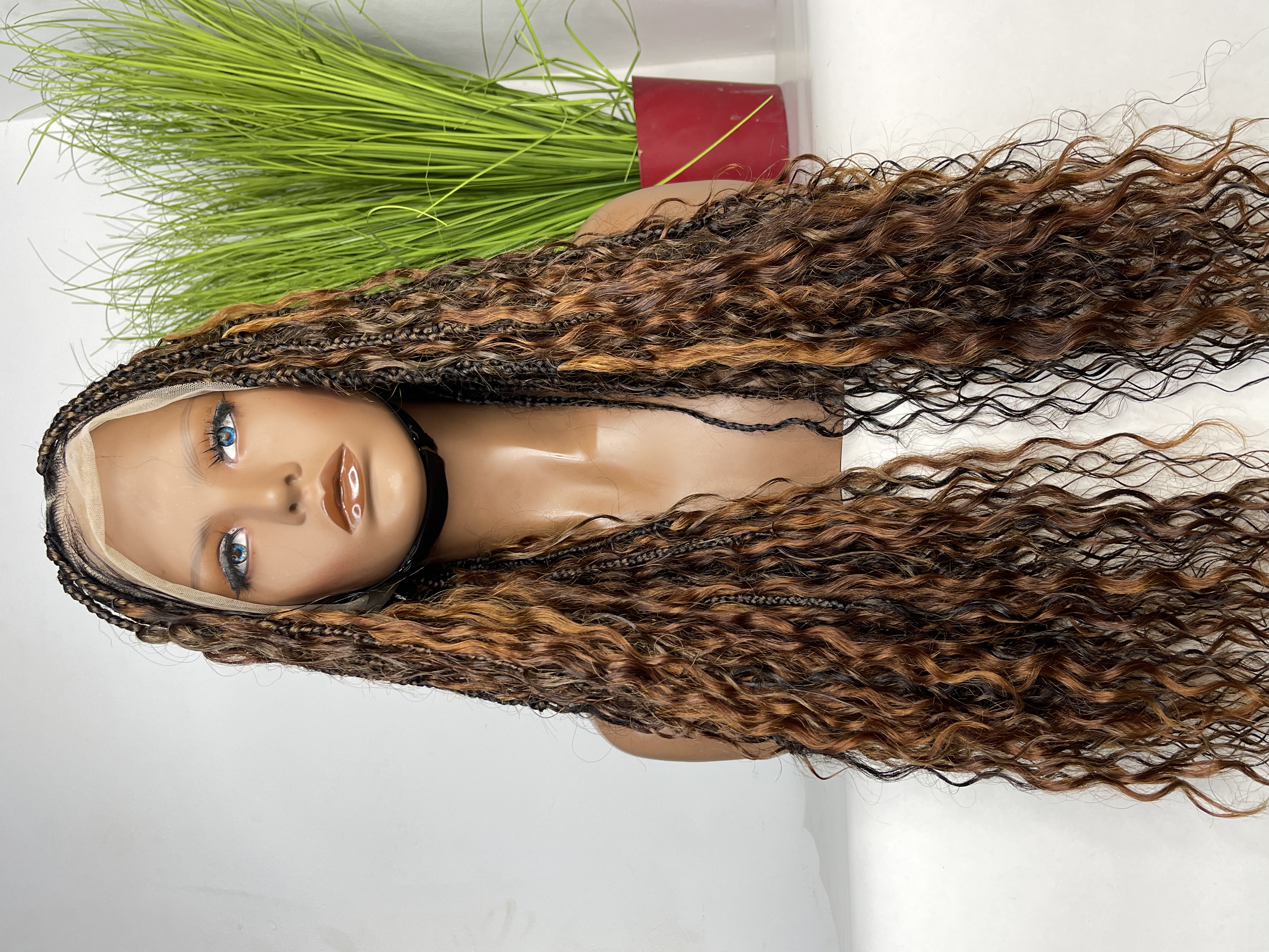 Full Lace Boho Braids Wig - Image 5