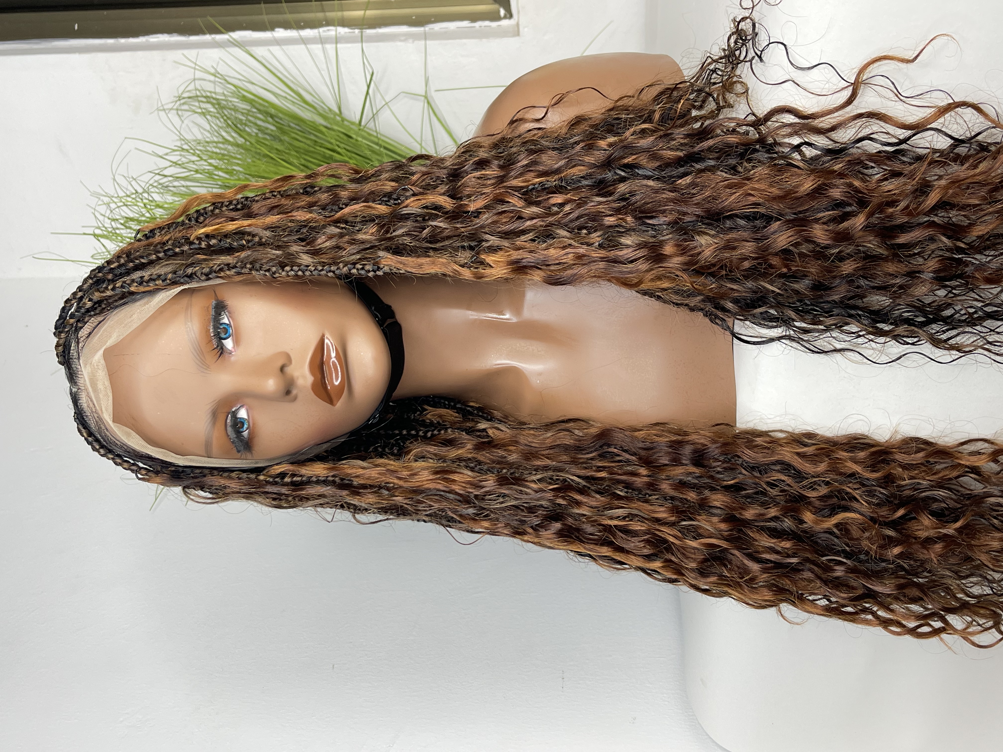 Full Lace Boho Braids Wig - Image 4