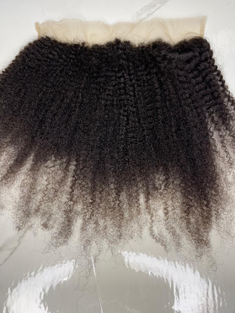 13x4 Afro Kinky Human Hair Frontal