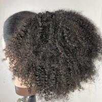 10" Afro Kinky Human Hair Ponytail